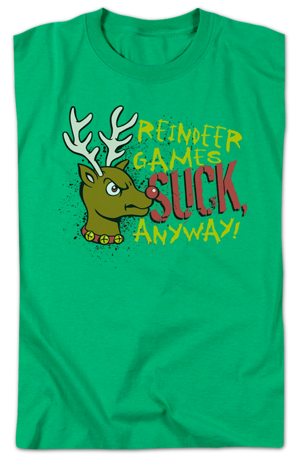 Reindeer Games Suck T-Shirt product image 2