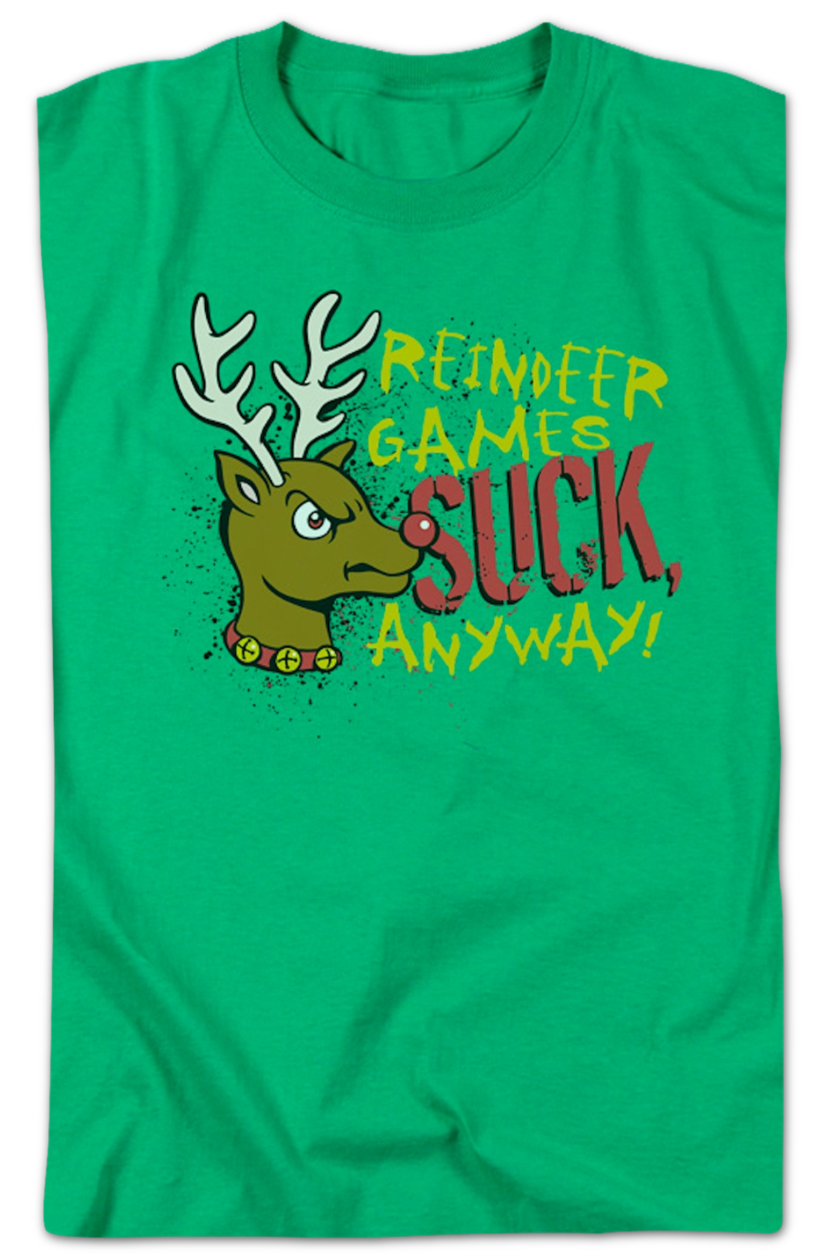 Reindeer Games Suck T-Shirt product image 2