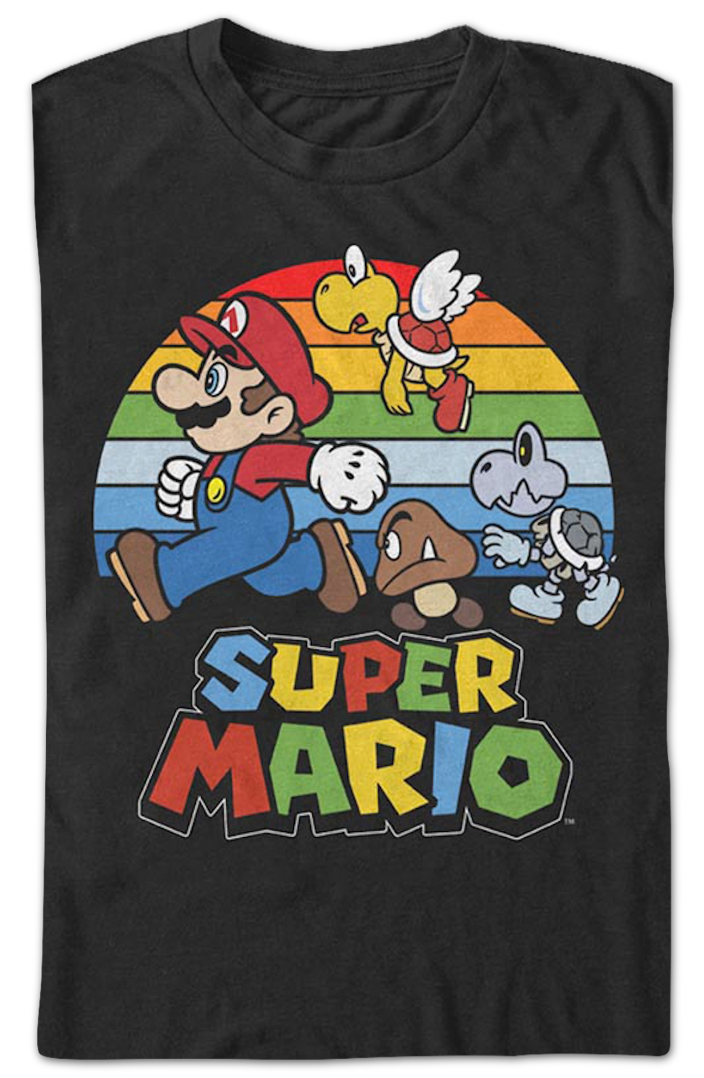 Retro Chase Super Mario Bros. T-Shirt product image 2