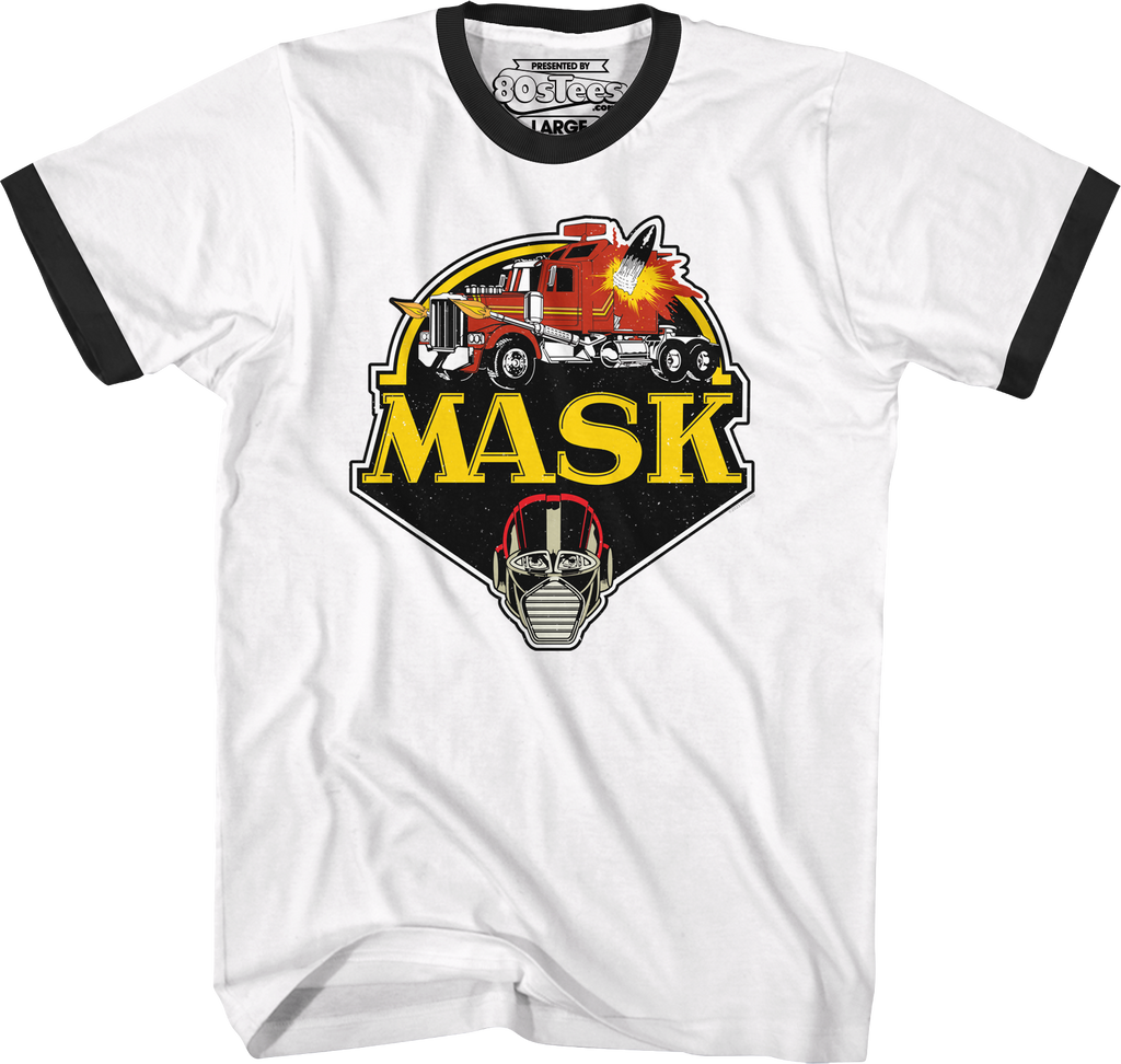 Retro Logo MASK Ringer Shirt product image 1