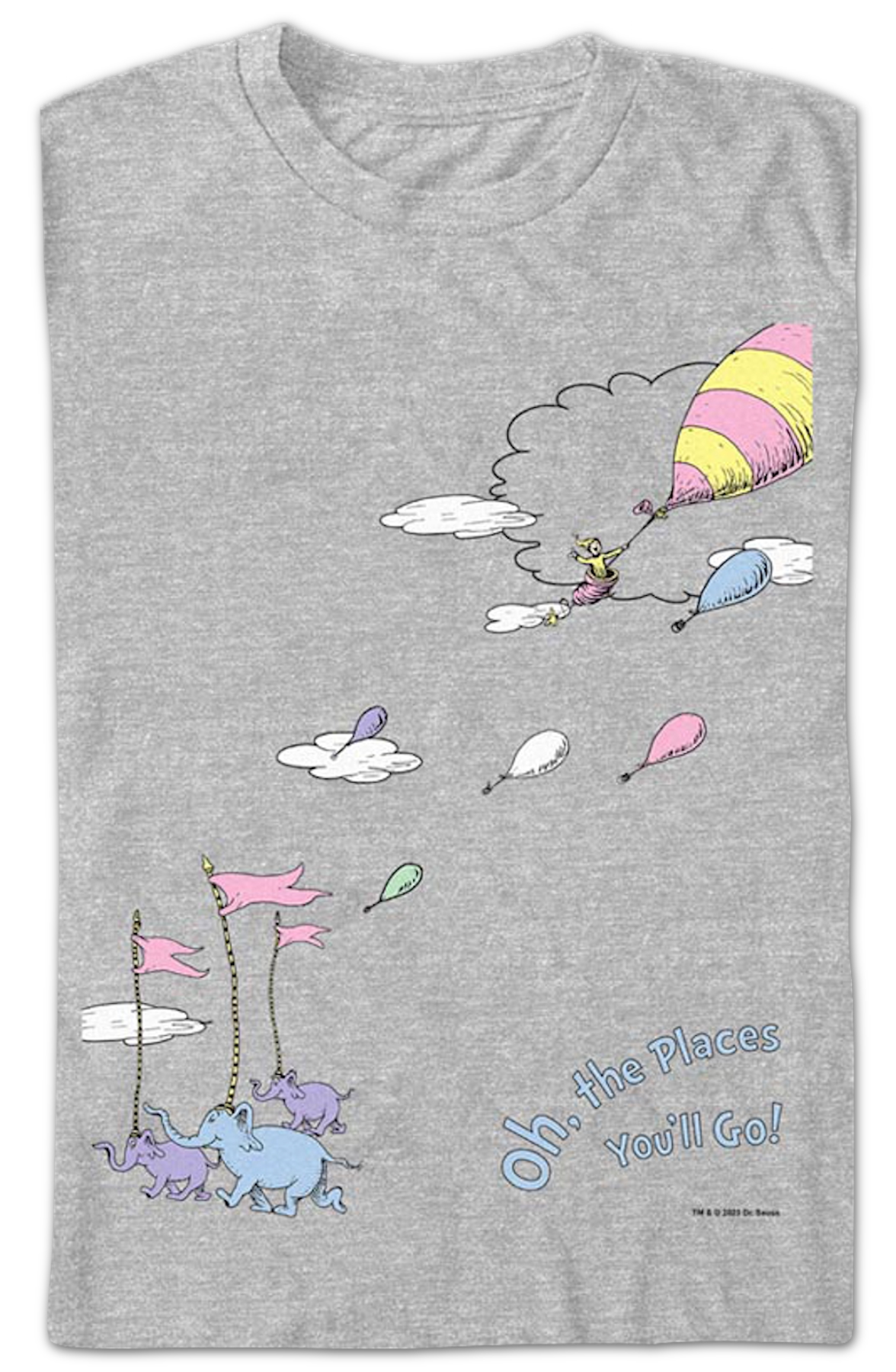 Retro Oh, The Places You'll Go! Dr. Seuss T-Shirt product image 2