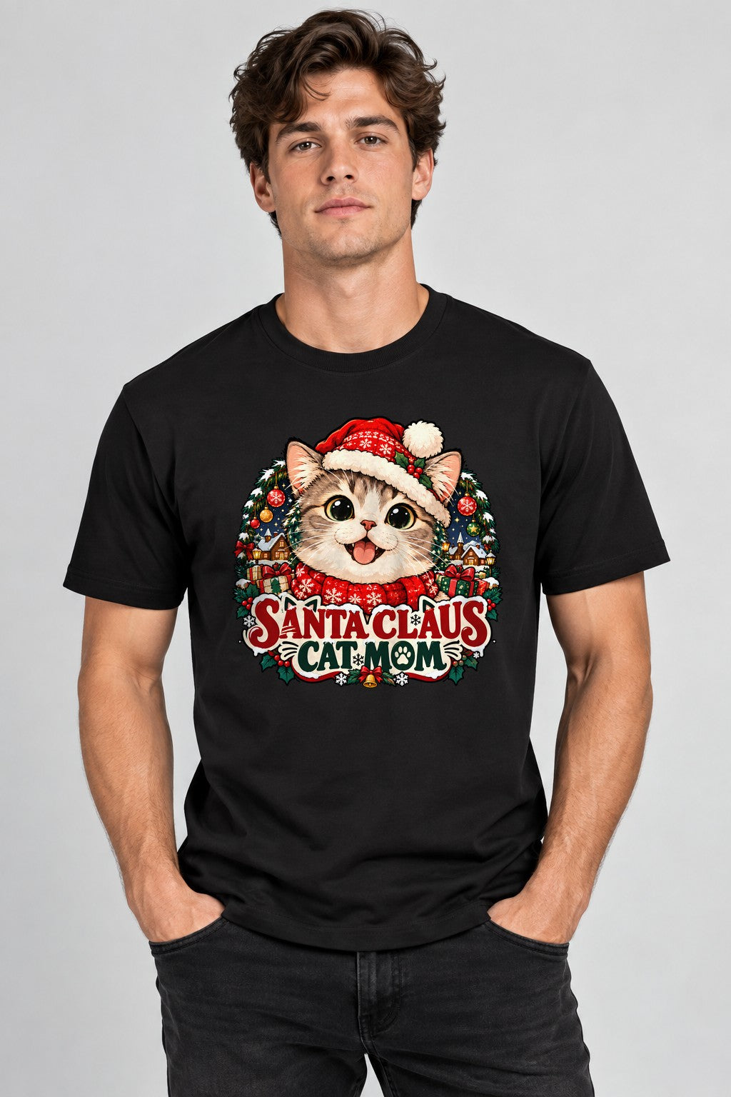 Santa Claus Cat Mom product image 2