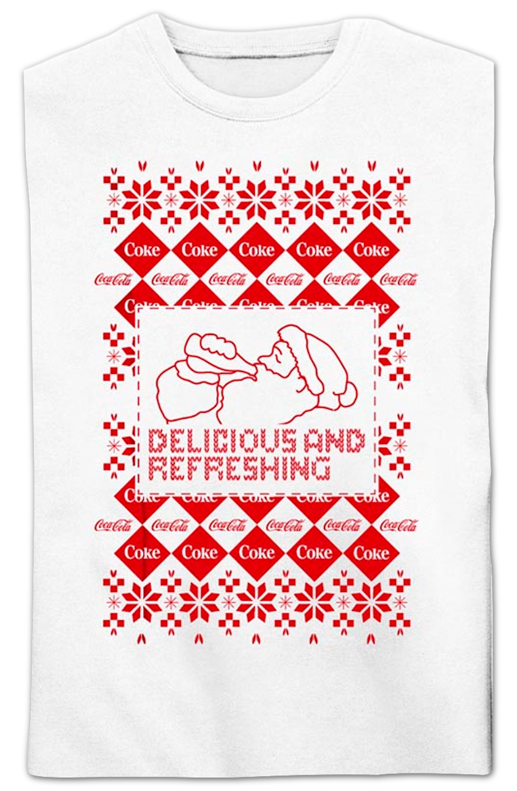 Santa Claus Delicious And Refreshing Coca-Cola Sweatshirt product image 2