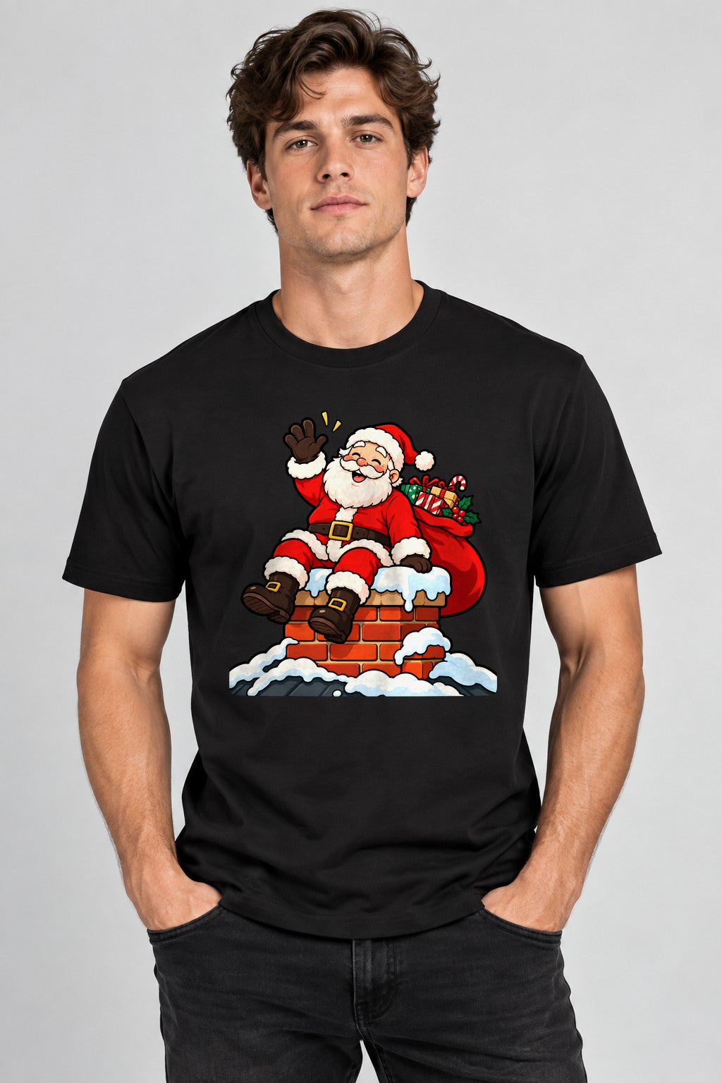 Santa on Chimney