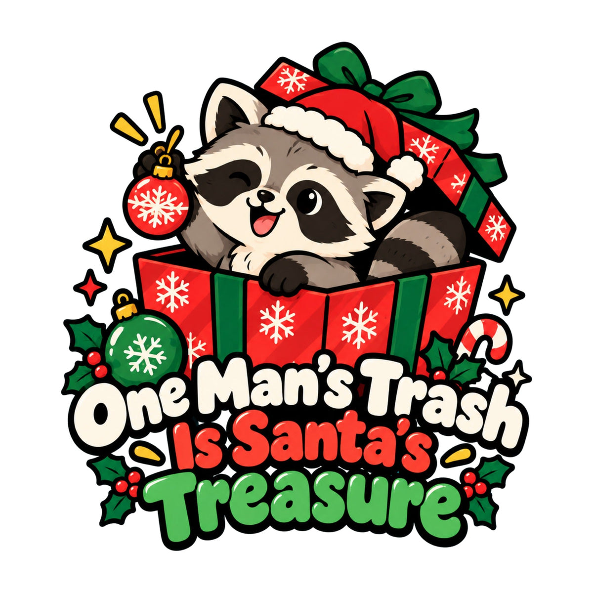 Santa's Treasure Raccoon product image 3