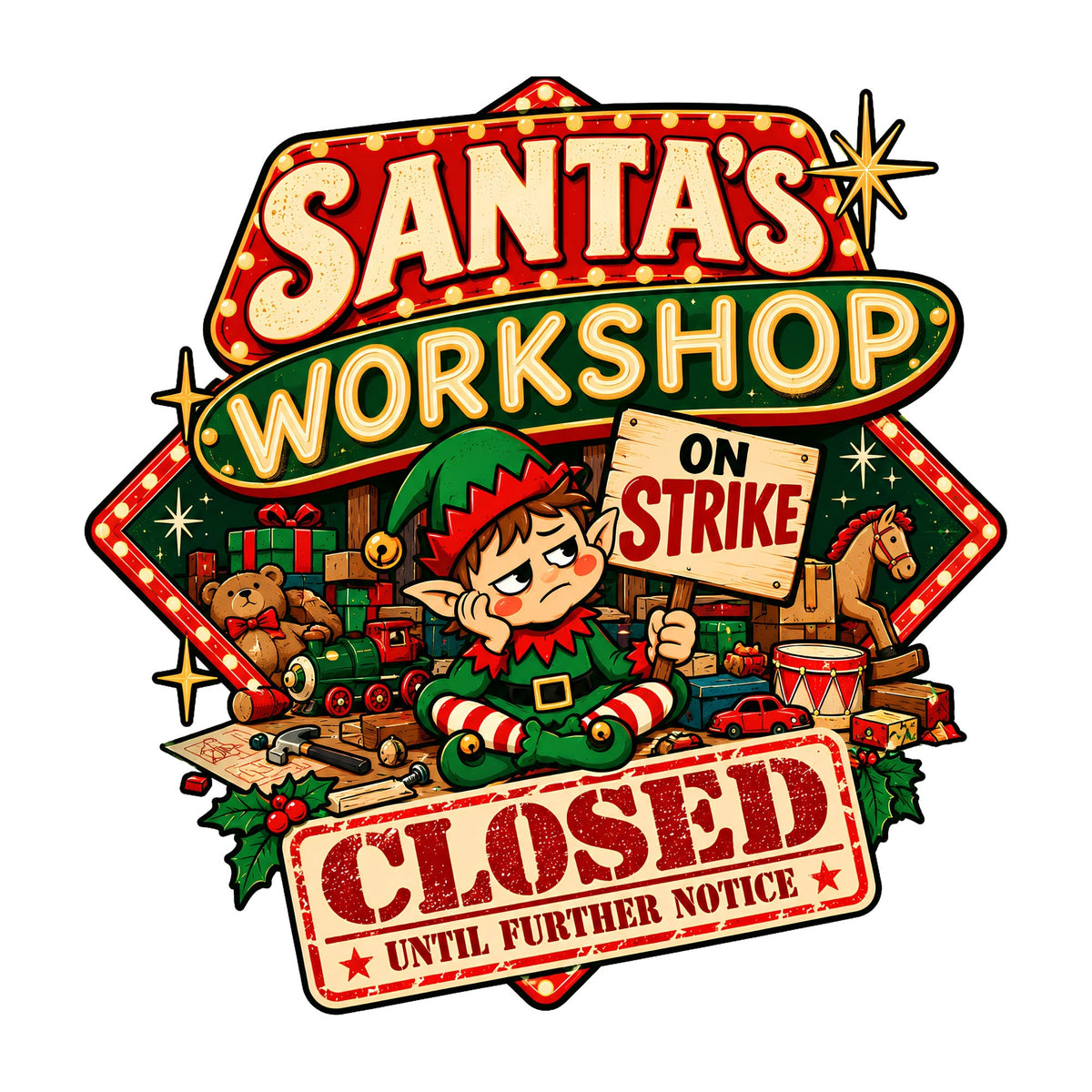 Santa's Workshop On Strike product image 3