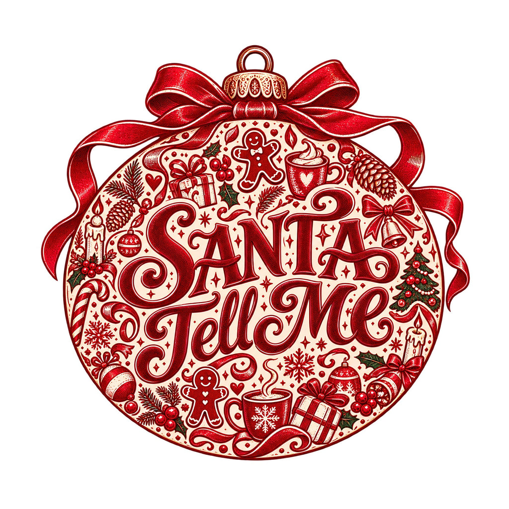 Santa Tell Me Ornament product image 3