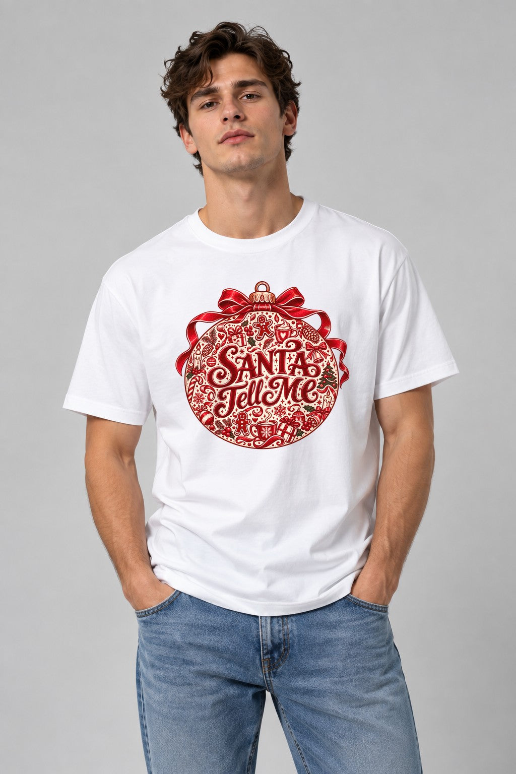 Santa Tell Me Ornament product image 1