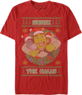 Shrek The Halls Faux Ugly Christmas Sweater T-Shirt product image 1