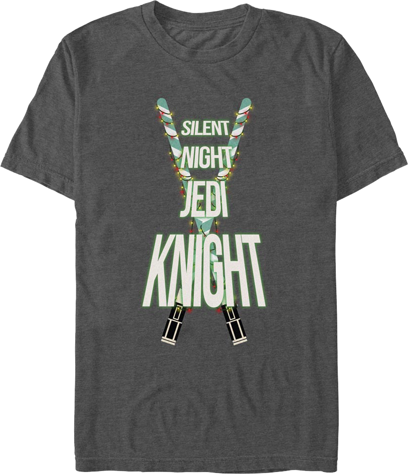 Silent Night Jedi Knight Star Wars T-Shirt product image 1