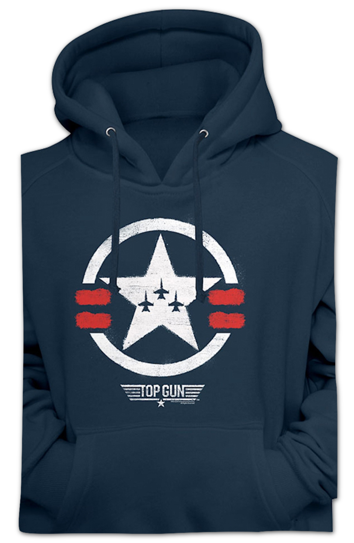 Navy Blue Silhouettes Top Gun Hoodie product image 1