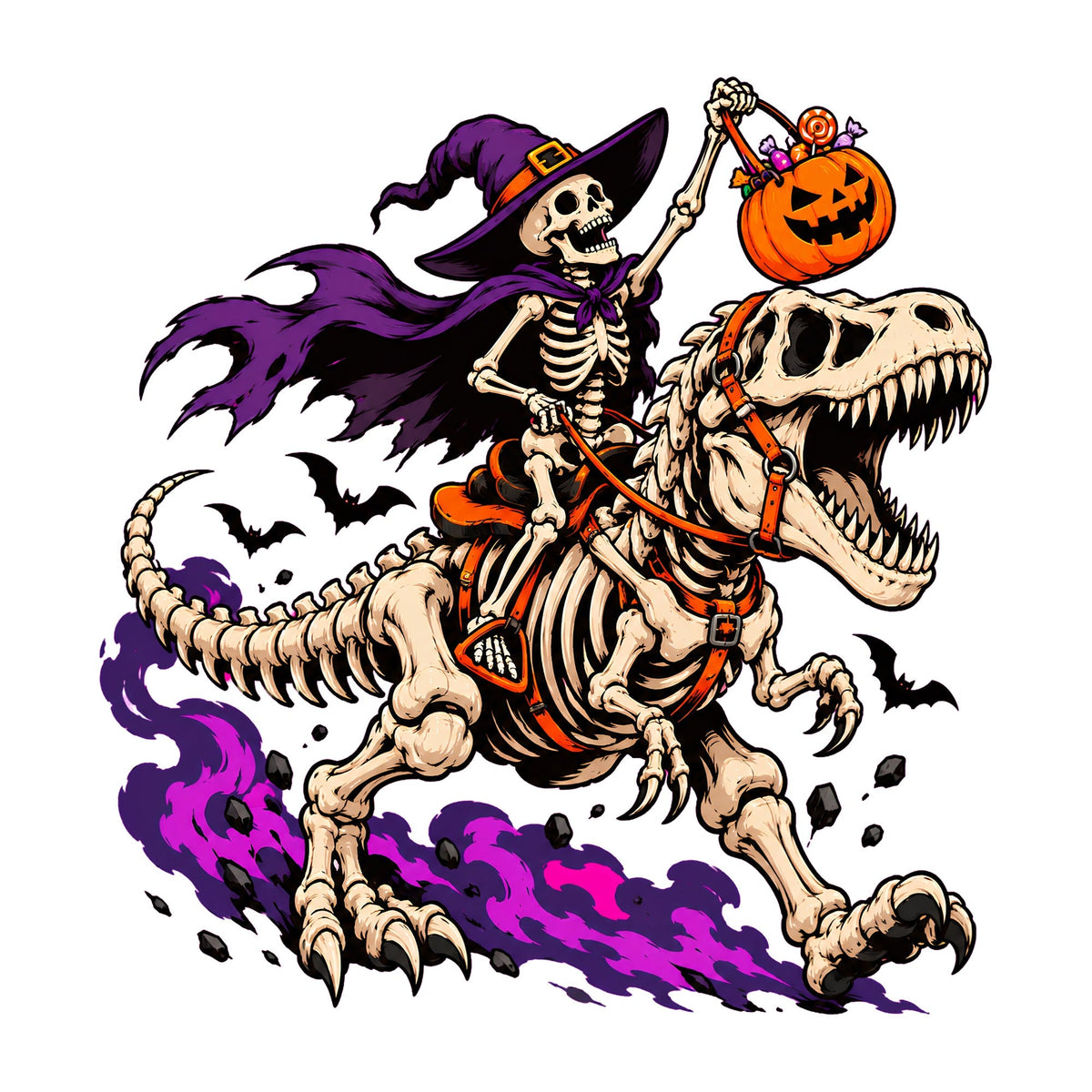 Skeleton Witch Dinosaur Rider product image 3