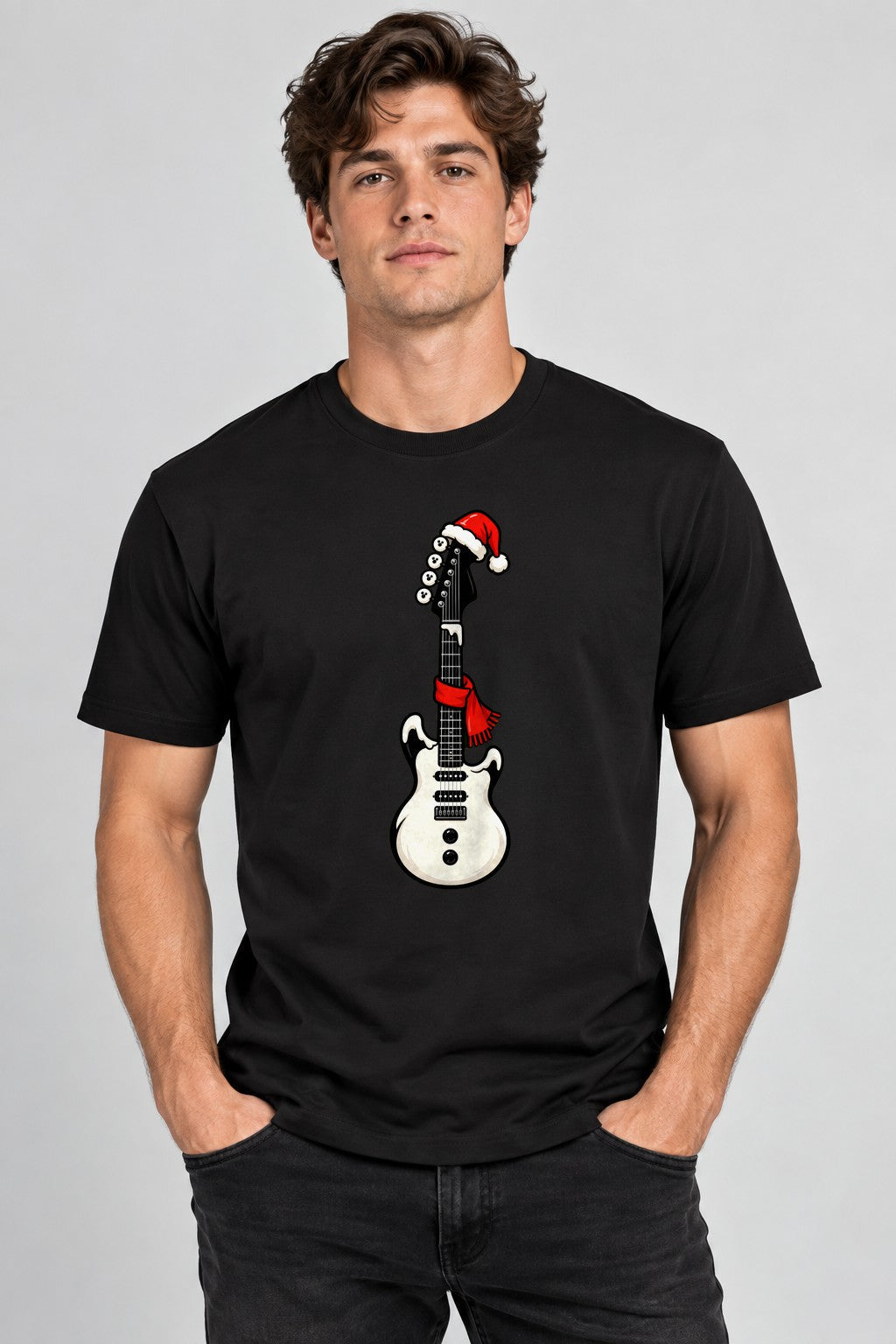 Snowman Guitar Christmas