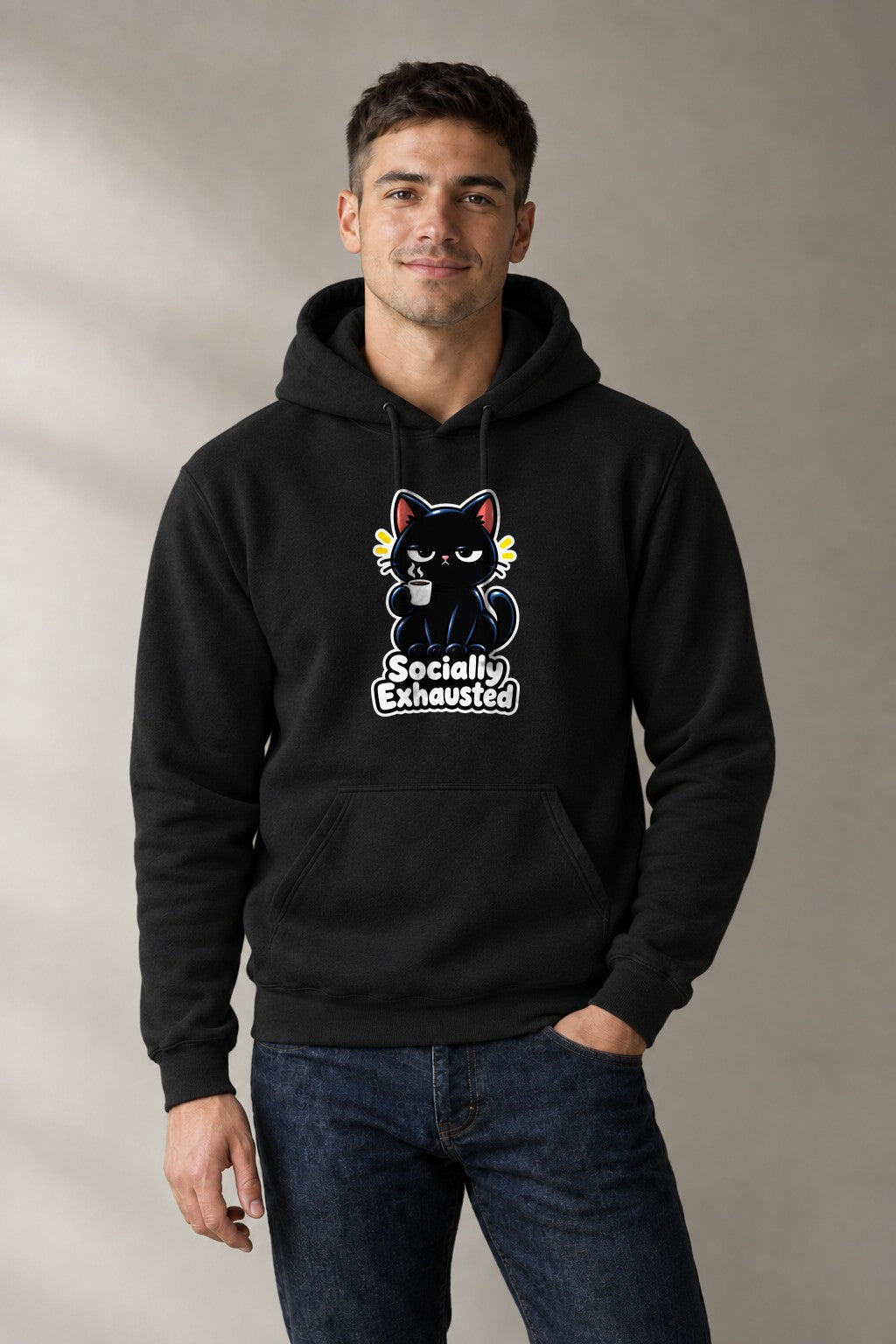Socially Exhausted Cat product image 2