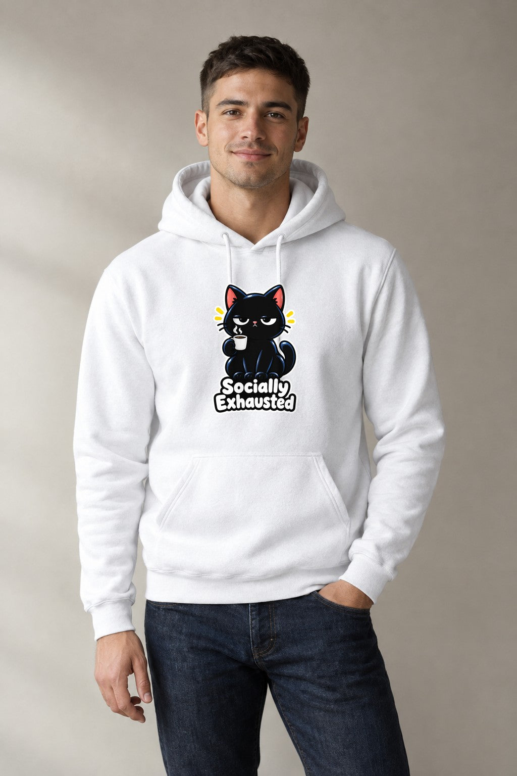 Socially Exhausted Cat product image 1