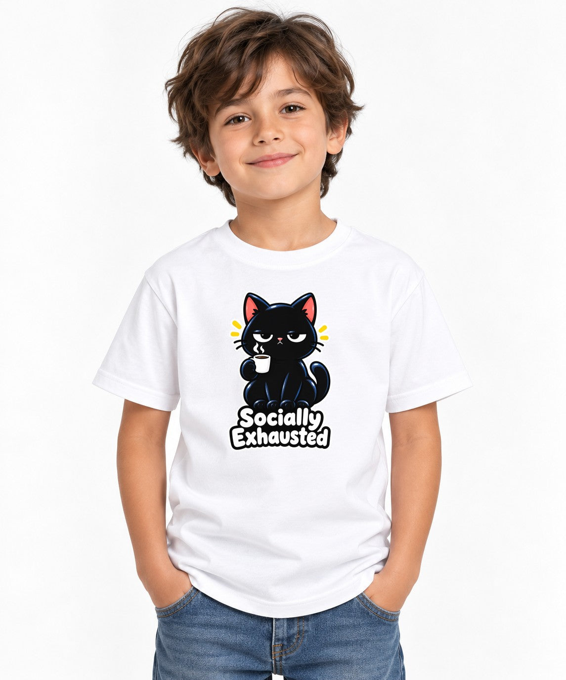 Socially Exhausted Cat product image 1