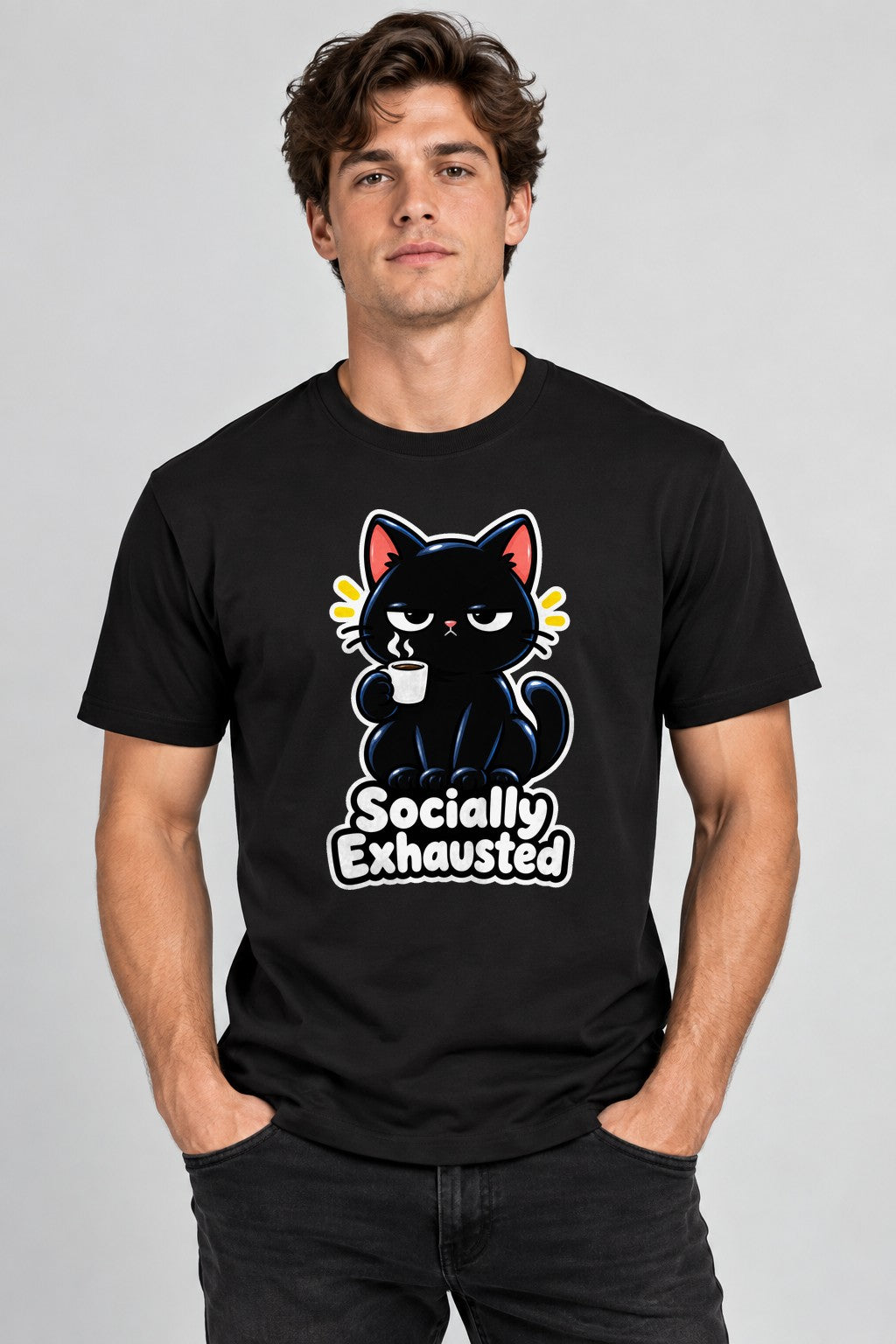 Socially Exhausted Cat product image 2