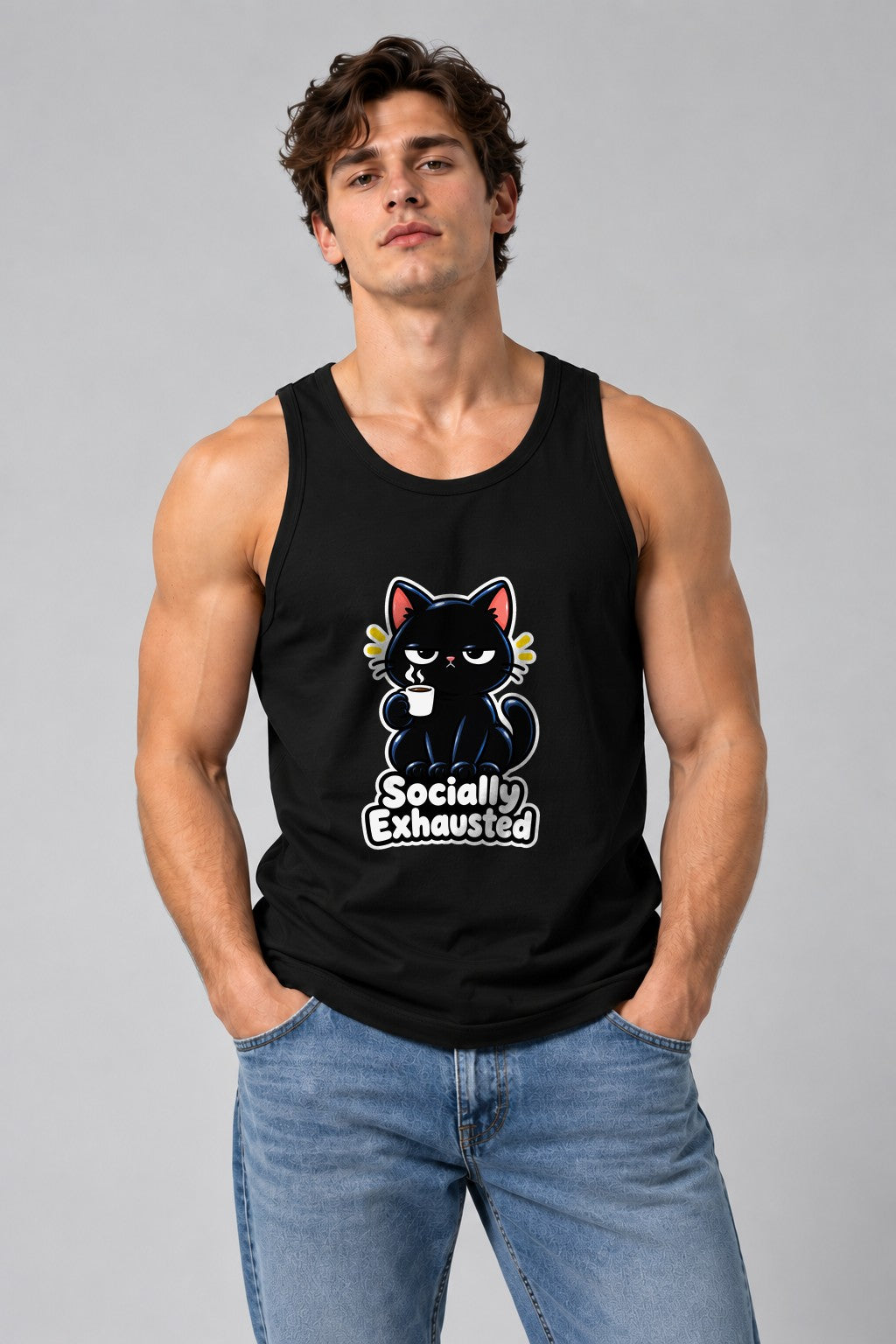 Socially Exhausted Cat product image 2