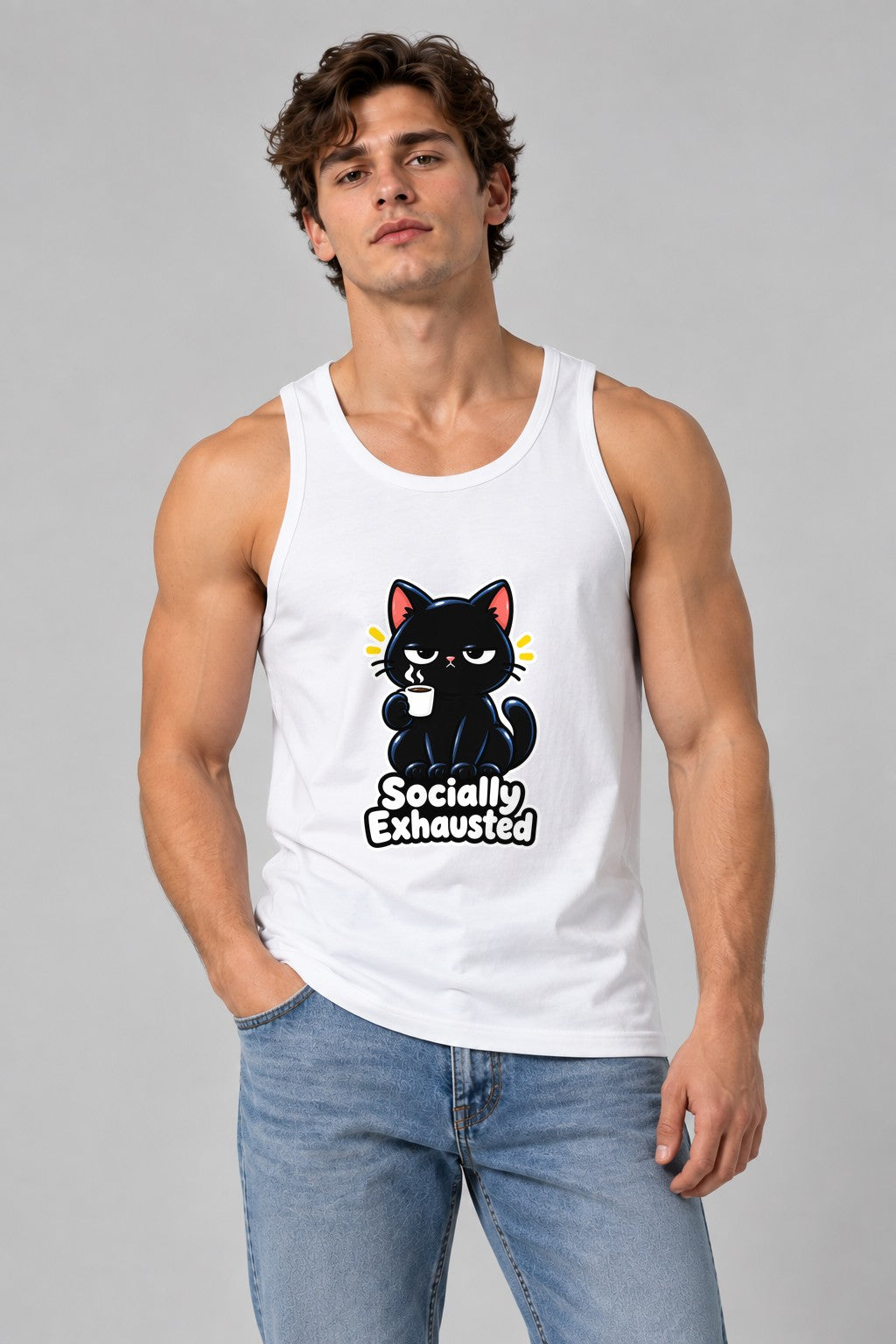 Socially Exhausted Cat product image 1