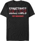 Torn Letters Sometimes Dead Is Better Pet Sematary T-Shirt product image 1