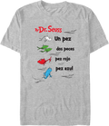 Spanish One Fish, Two Red Blue Dr. Seuss T-Shirt product image 1