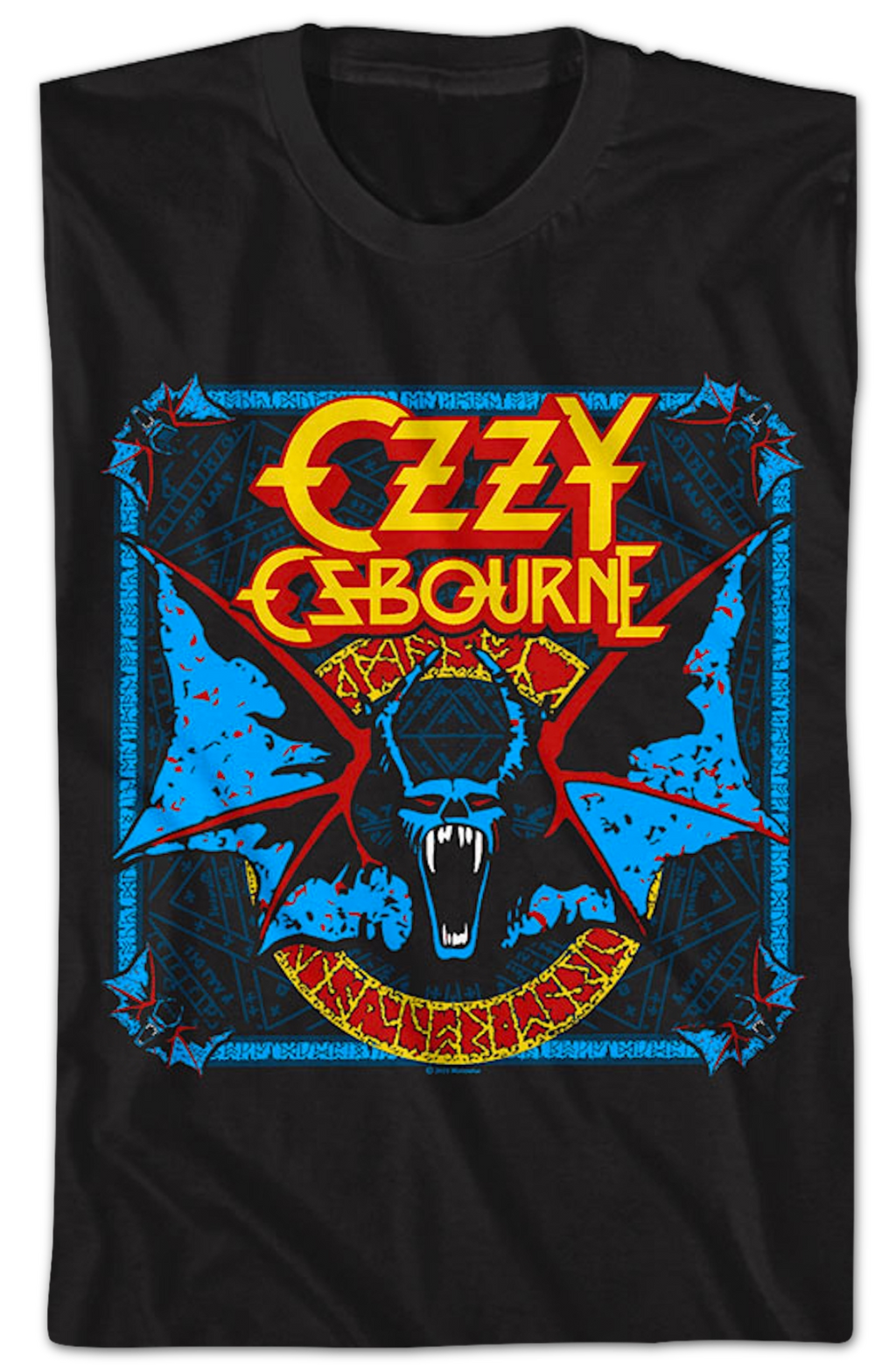 Speak of the Devil Gothic Bat Ozzy Osbourne T-Shirt product image 2