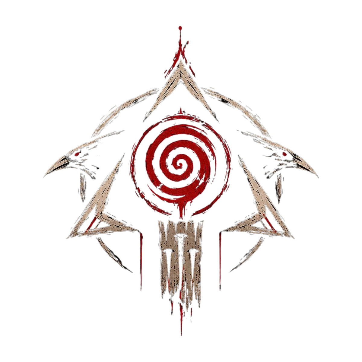 Spiral Crows Talisman