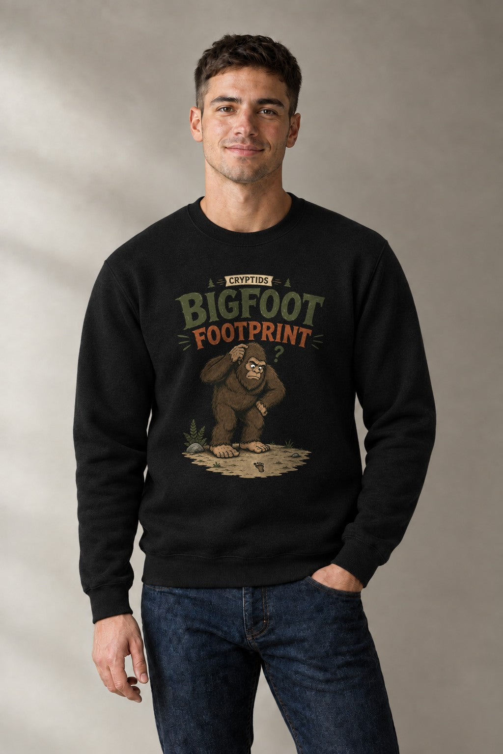 Bigfoot Footprint Cryptid Mystery Hu product image 2