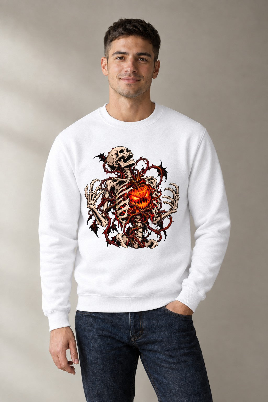 Flaming Heart Skeleton product image 1