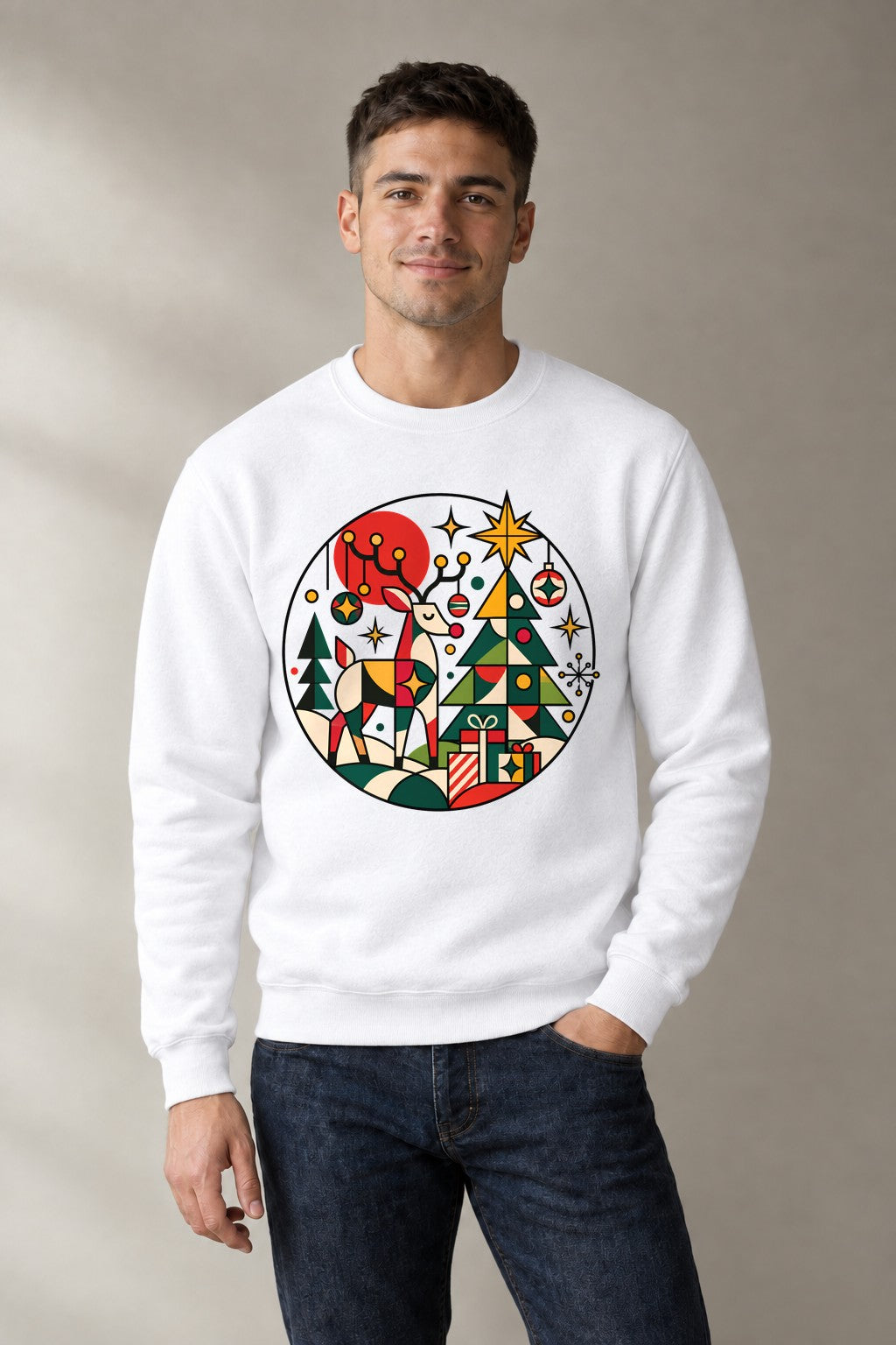 Geometric Christmas Scene product image 1