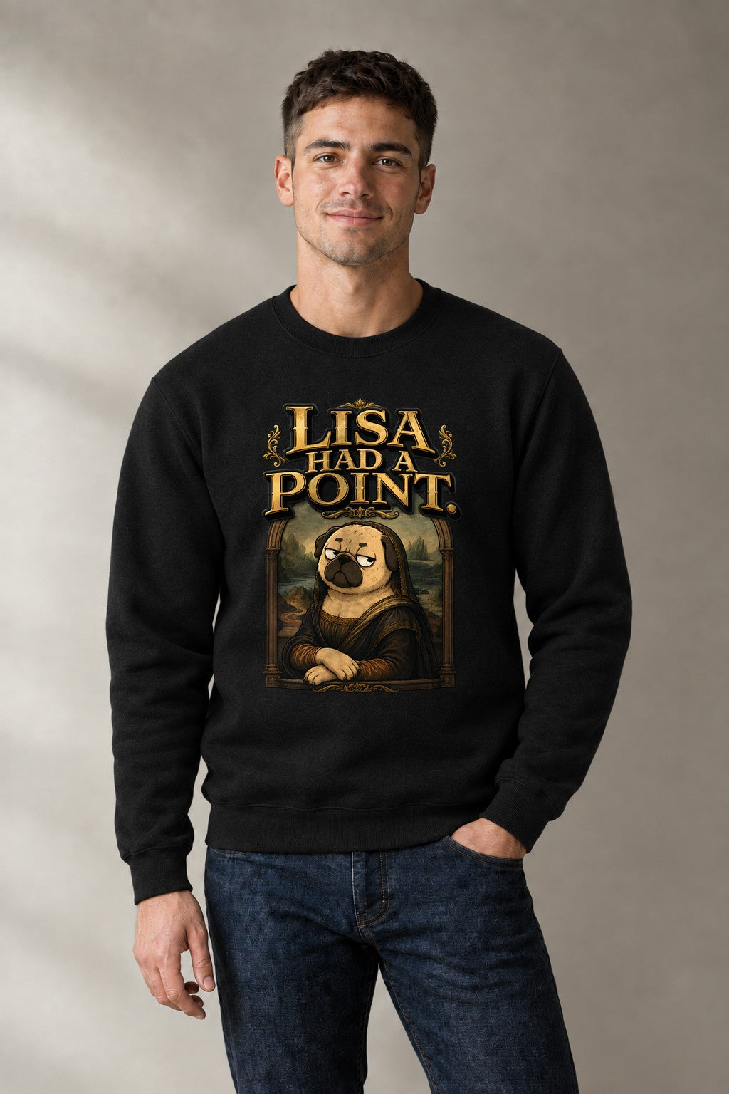 Lisa Had A Point Funny Pug Mona product image 2