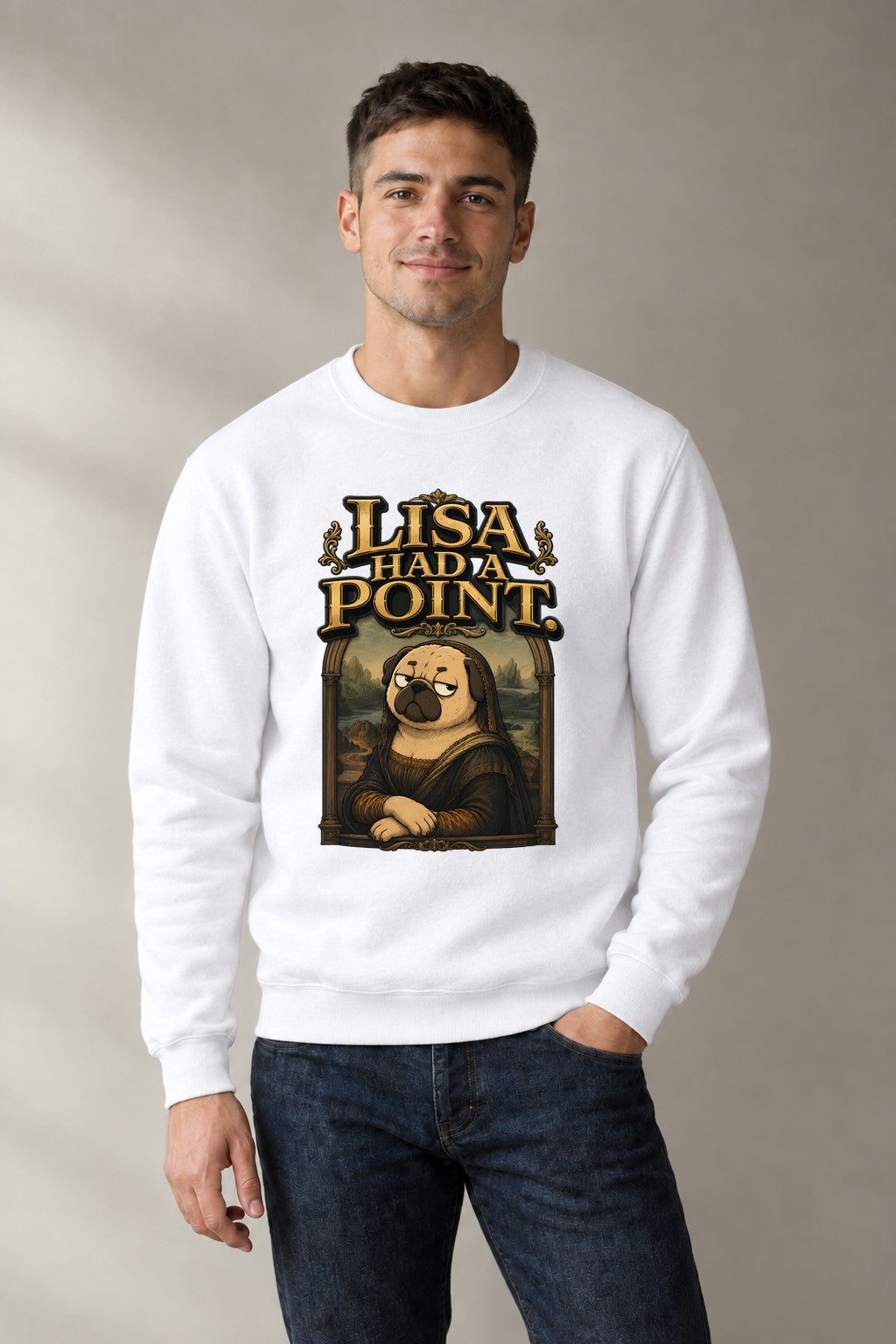 Lisa Had A Point Funny Pug Mona product image 1