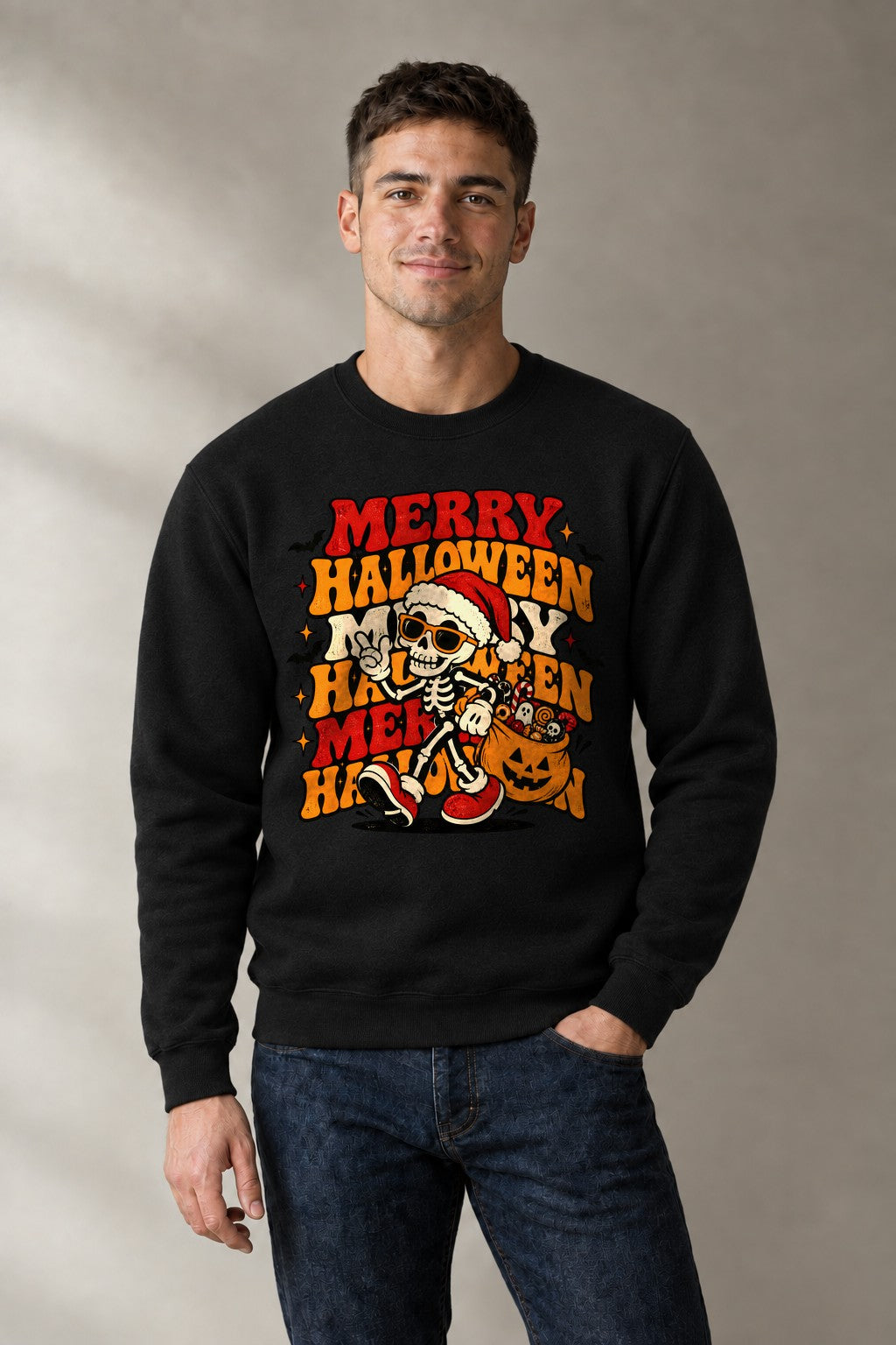 Merry Halloween Skeleton