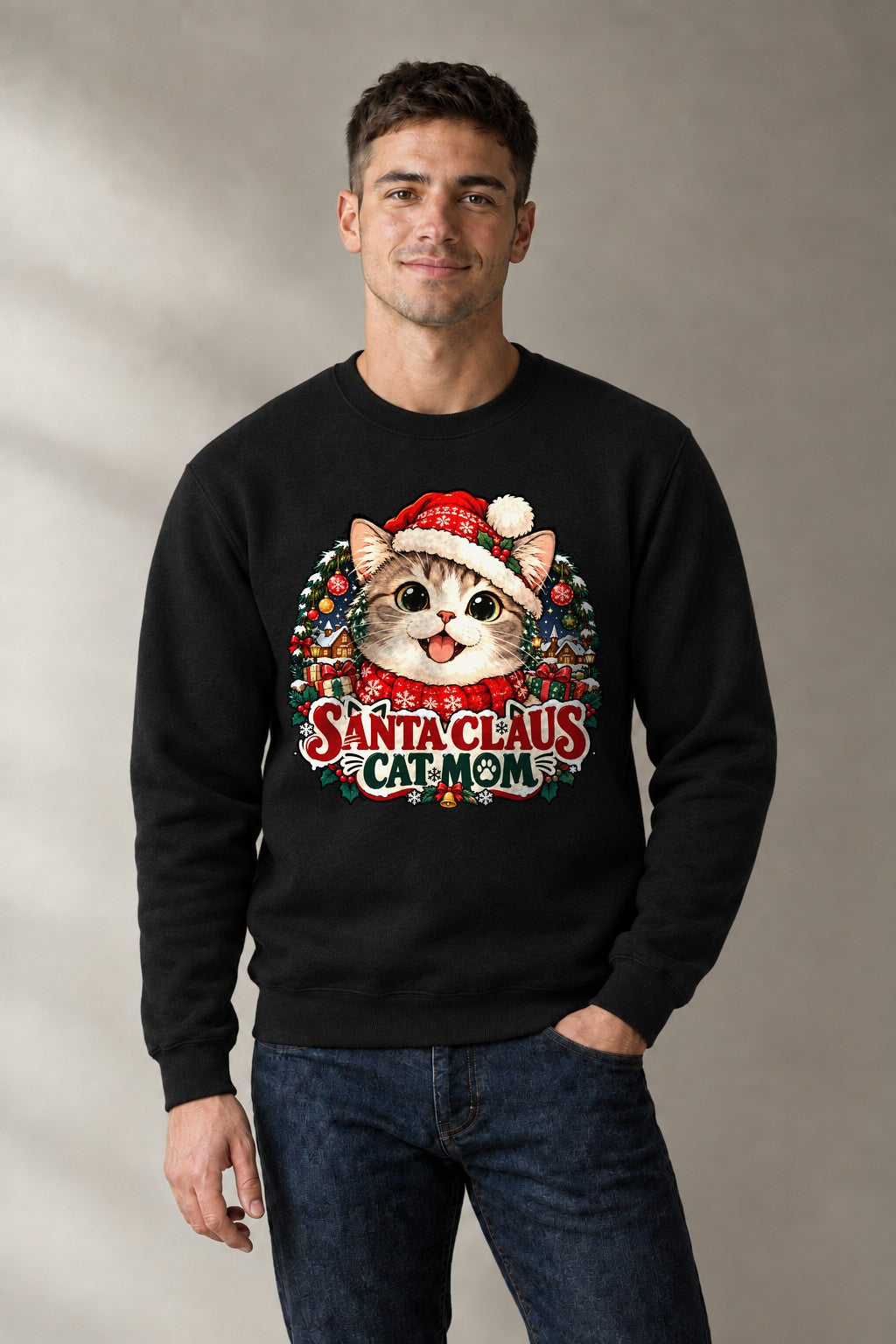 Santa Claus Cat Mom product image 2