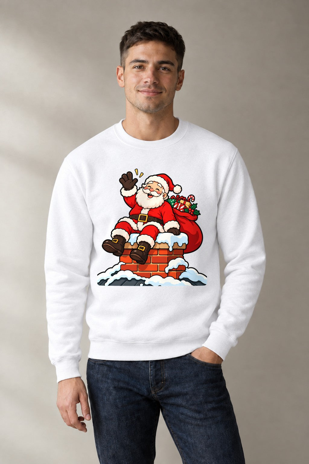 Santa on Chimney