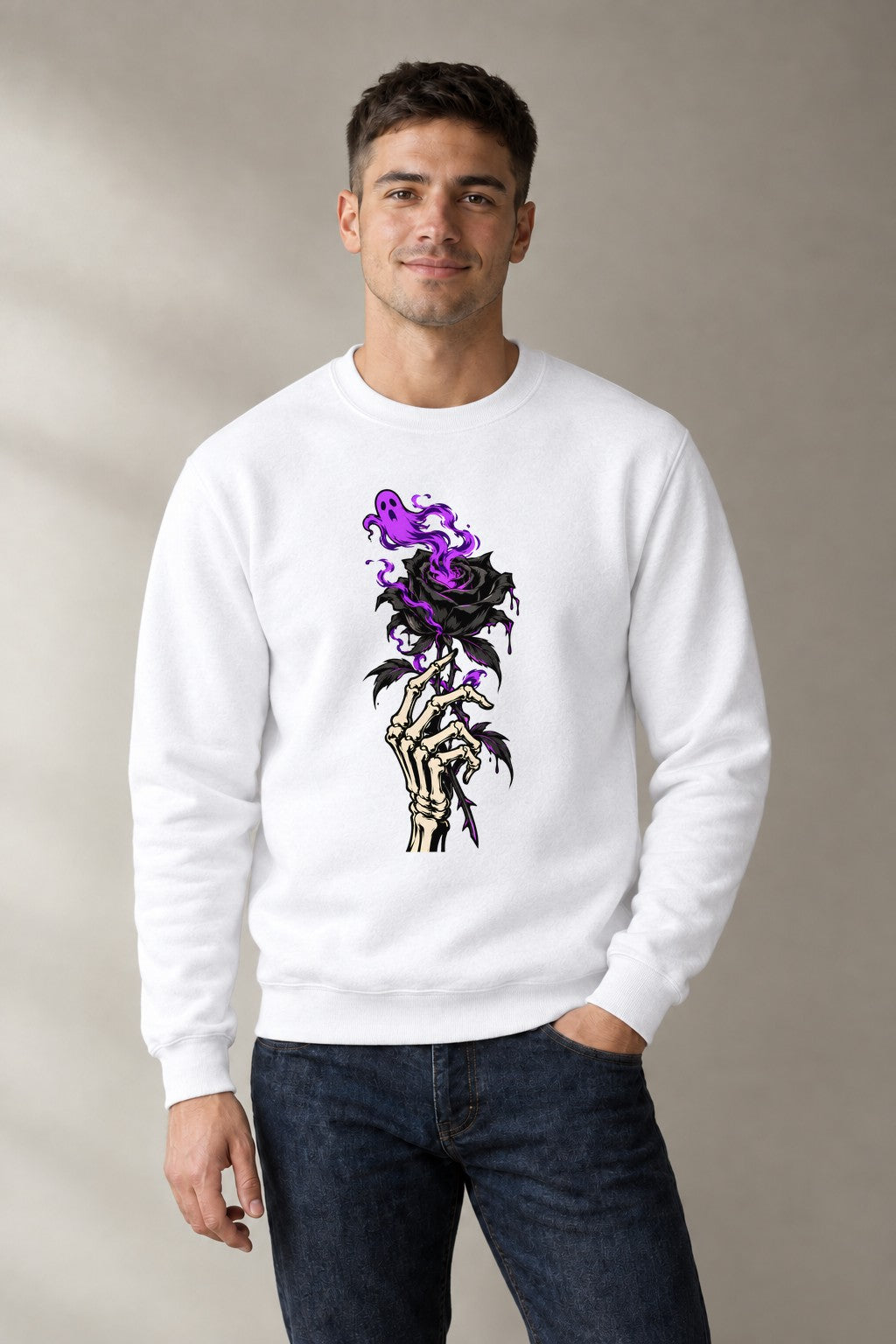 Skeleton Hand Black Rose product image 1