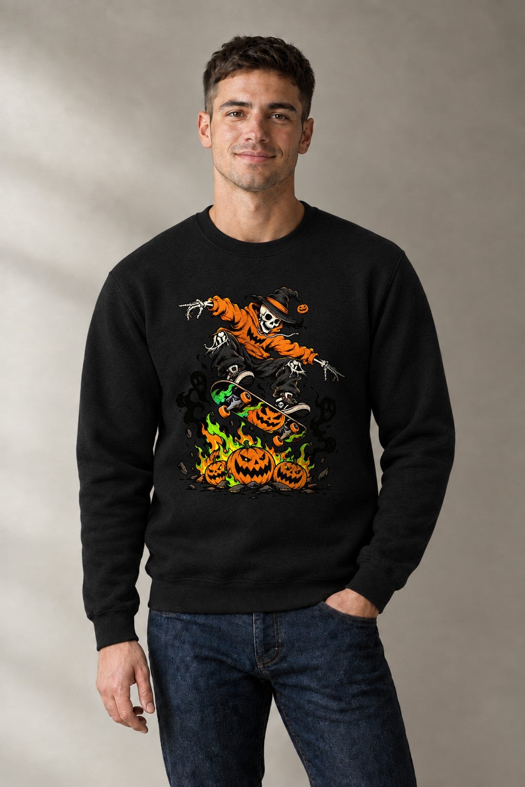 Skeleton Skater Pumpkin