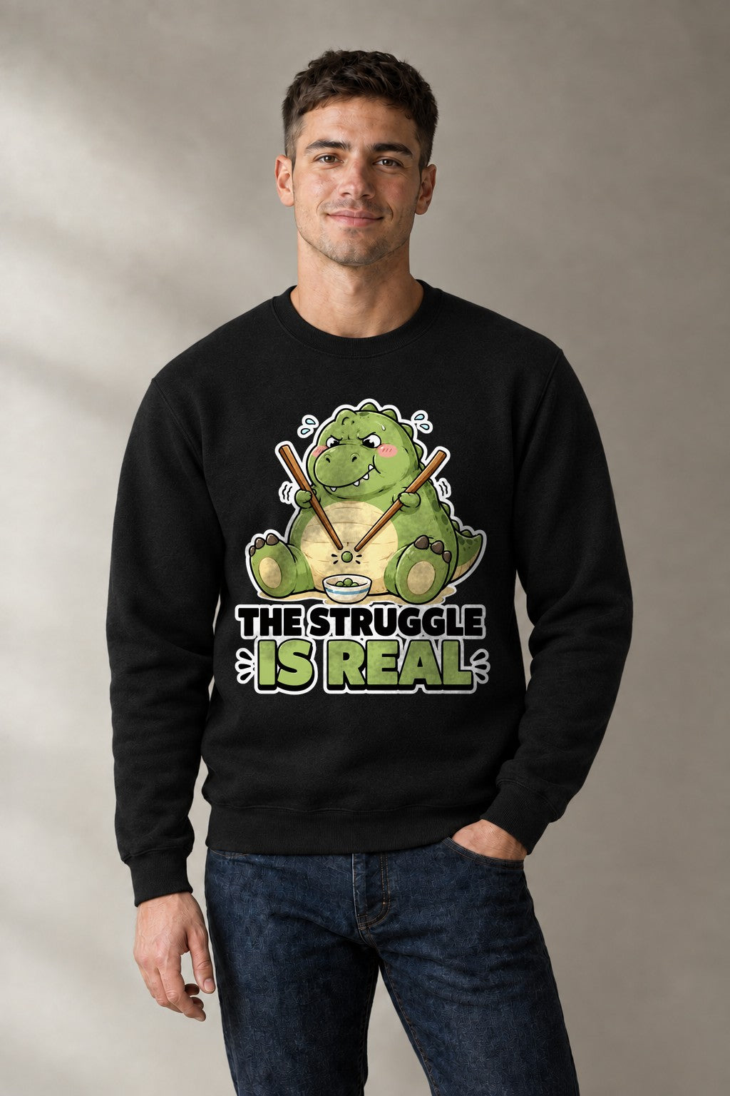 The Struggle Is Real - Cute Dinosaur product image 2