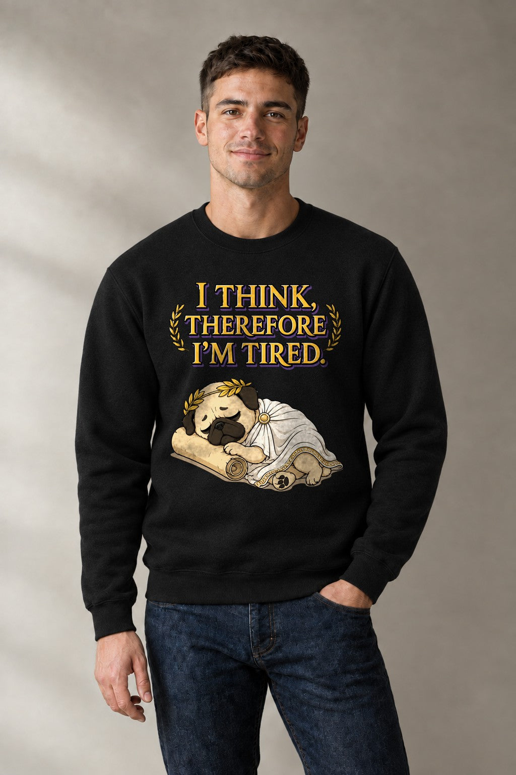Thinking Tired Philosopher Pug product image 2
