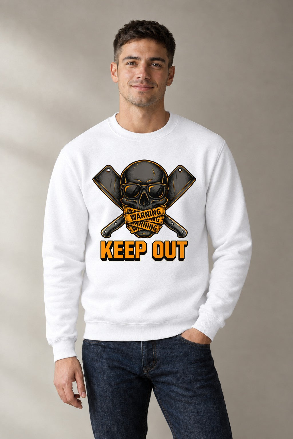 Warning Keep Out Skull product image 1