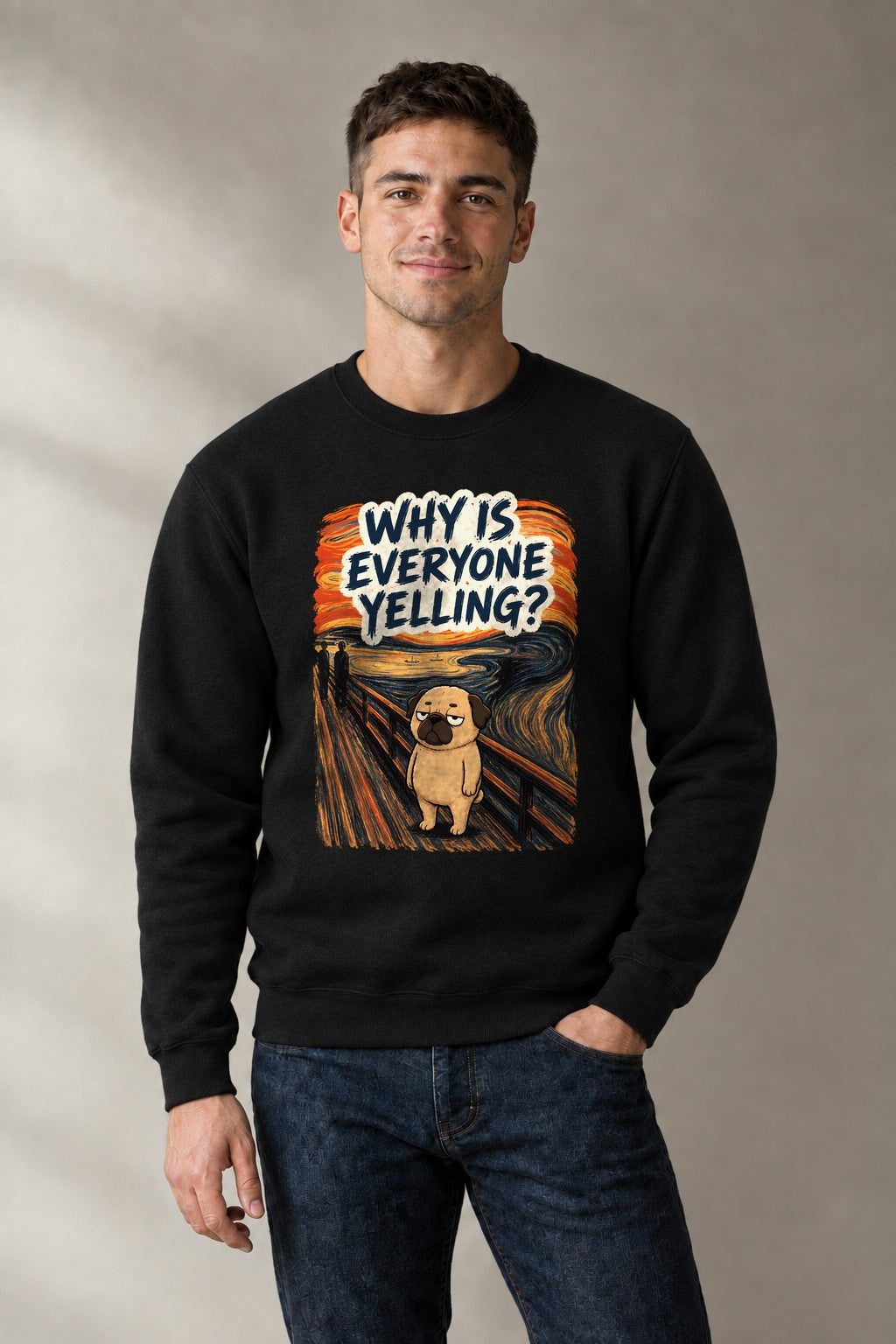 Why Is Everyone Yelling Funny Pug Th product image 2