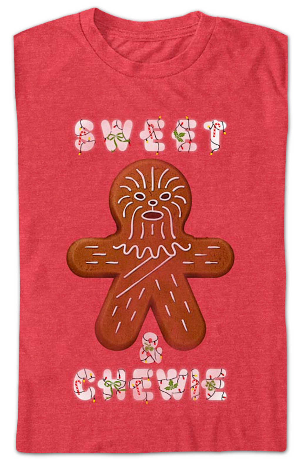 Sweet & Chewie Gingerbread Man Star Wars T-Shirt product image 2