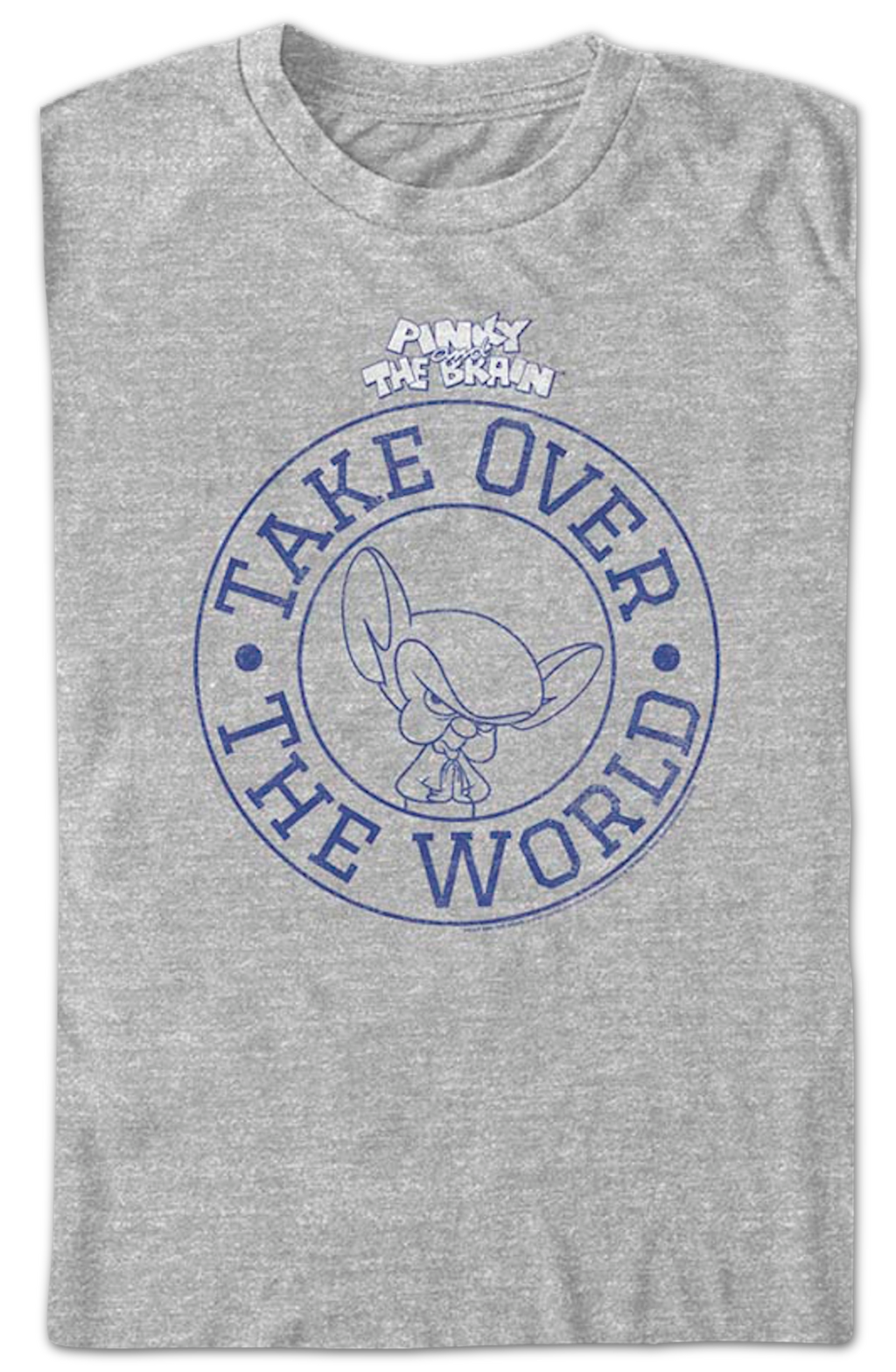 Take Over The World Circle Pinky And Brain T-Shirt product image 2