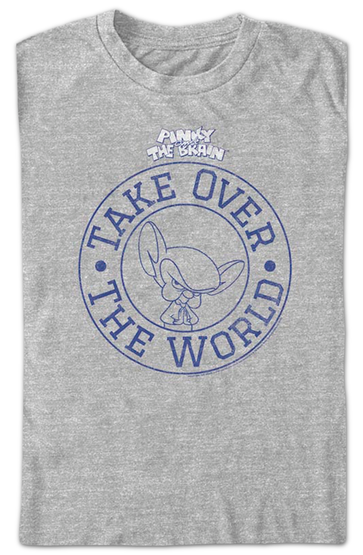 Take Over The World Circle Pinky And Brain T-Shirt product image 2