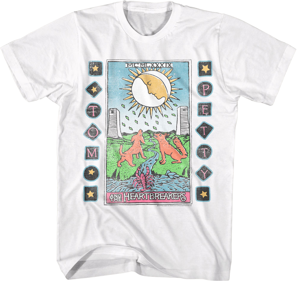 Tarot Card Tom Petty And The Heartbreakers T-Shirt product image 1
