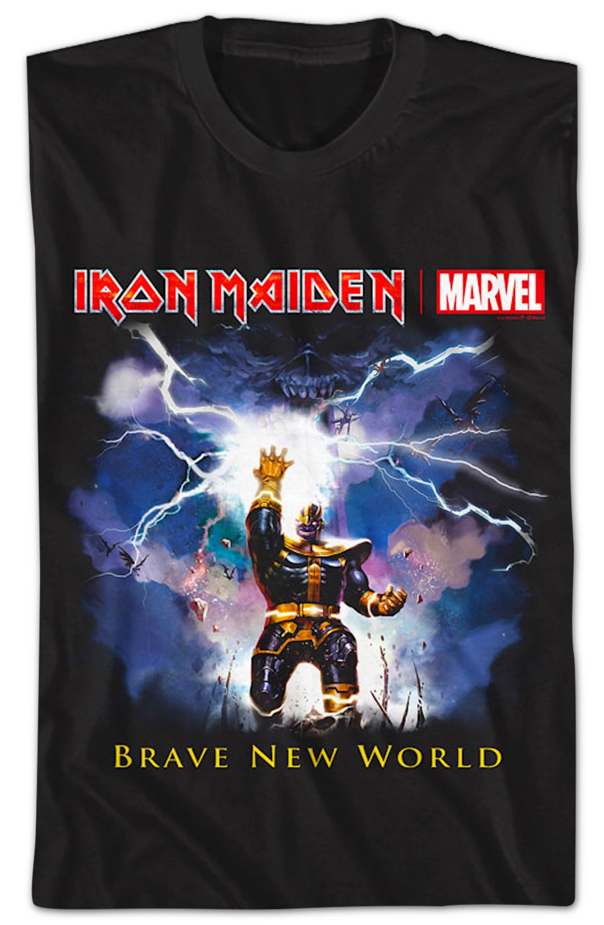 Thanos Brave New World Iron Maiden T-Shirt product image 1