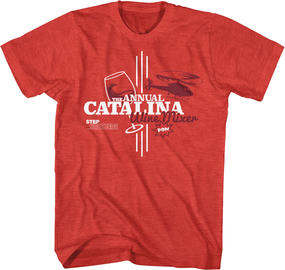 The Annual Catalina Wine Mixer Step Brothers T-Shirt product image 1