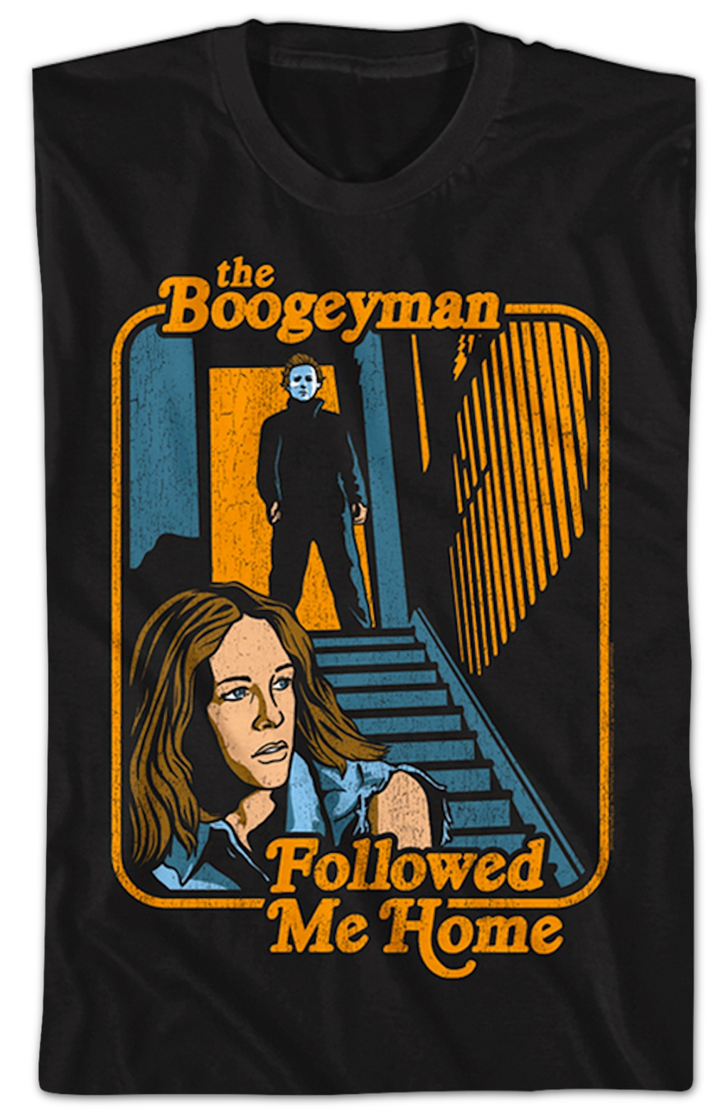 The Boogeyman Followed Me Home No Knife Halloween T-Shirt product image 2