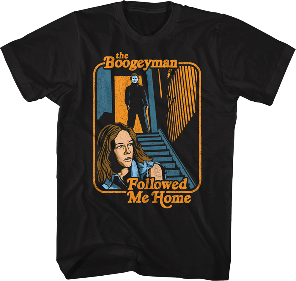 The Boogeyman Followed Me Home No Knife Halloween T-Shirt product image 1