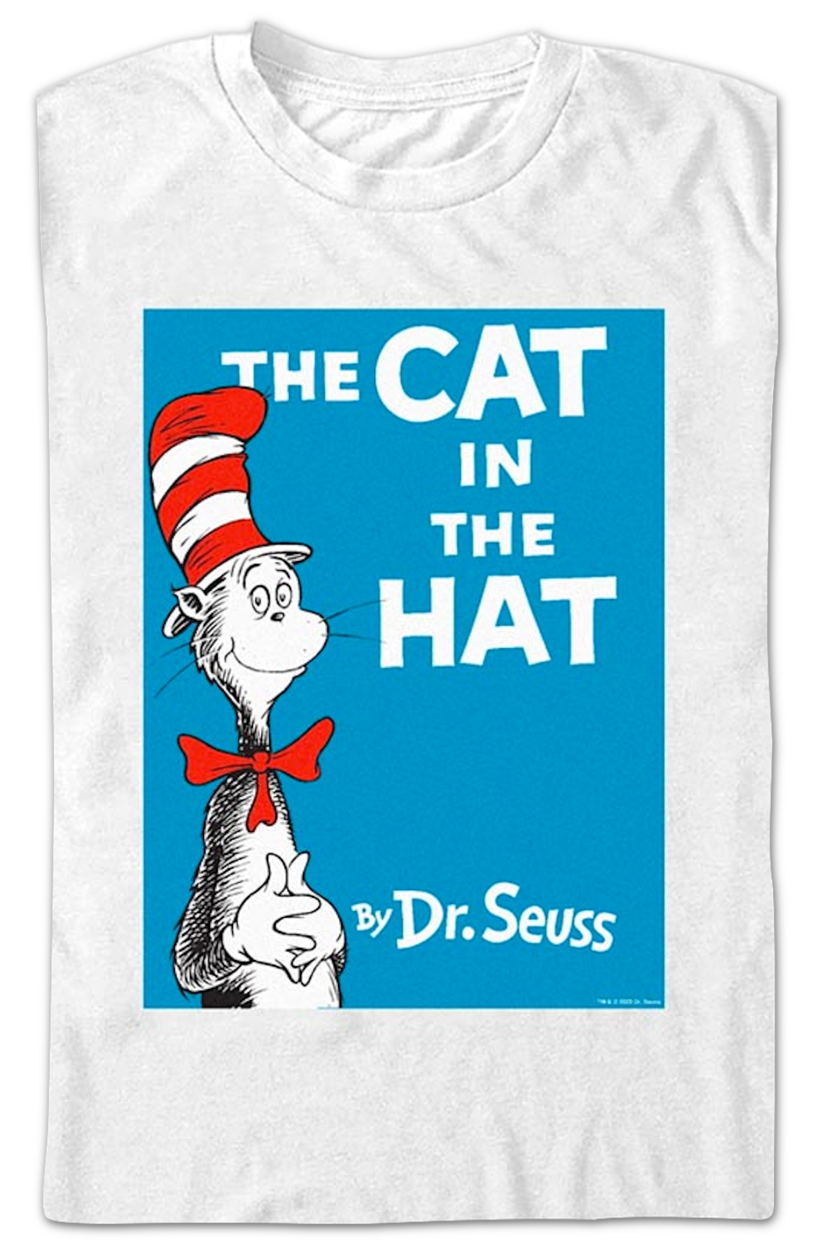 White The Cat In The Hat Dr. Seuss T-Shirt